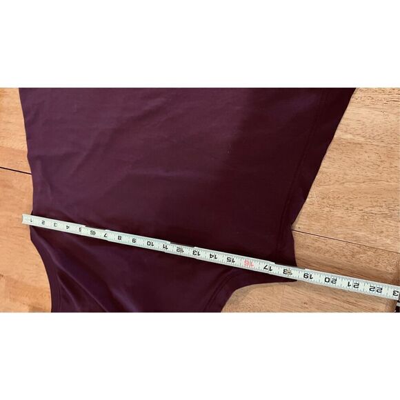 Athleta Burgundy Activewear top womens size S - Picture 9 of 10